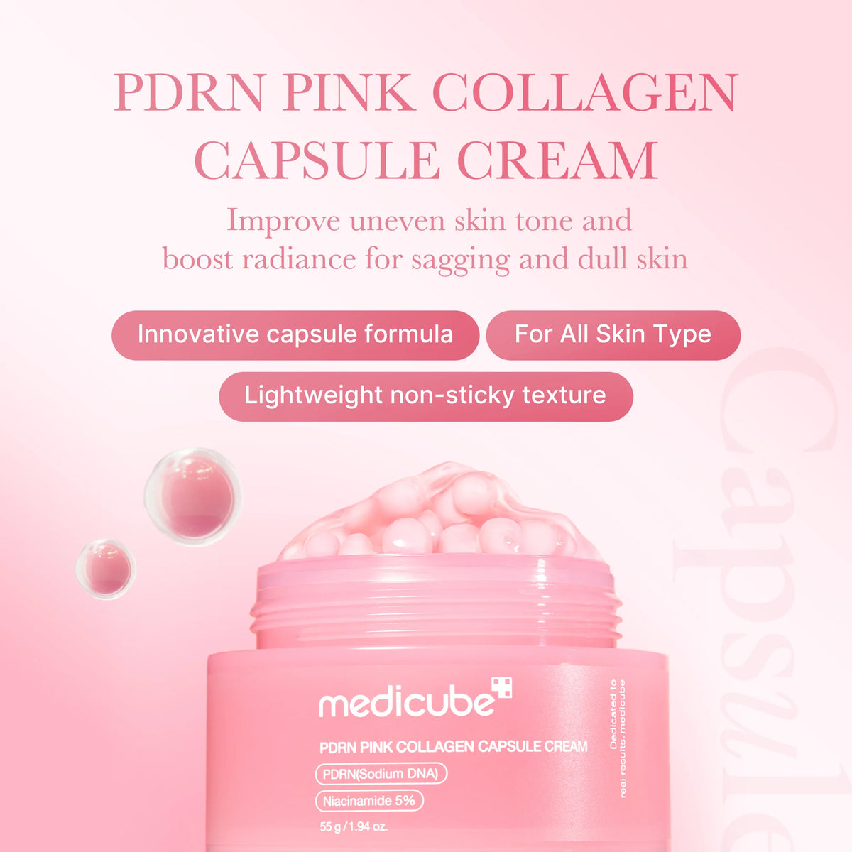 [Exclusive Deal] Amazon’s #1 Beauty Brand | PDRN Pink Collagen Capsule Cream